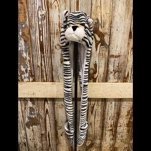 Tiger Unisex winter hat with gloves